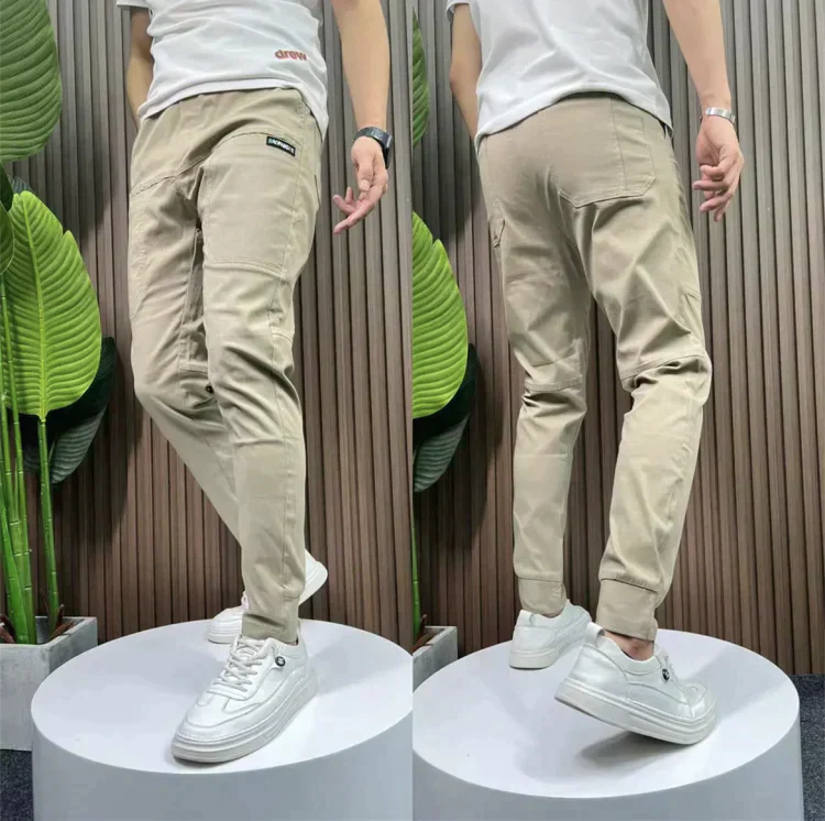 Multifunctional Cargo Pants with Stretch - Image 3