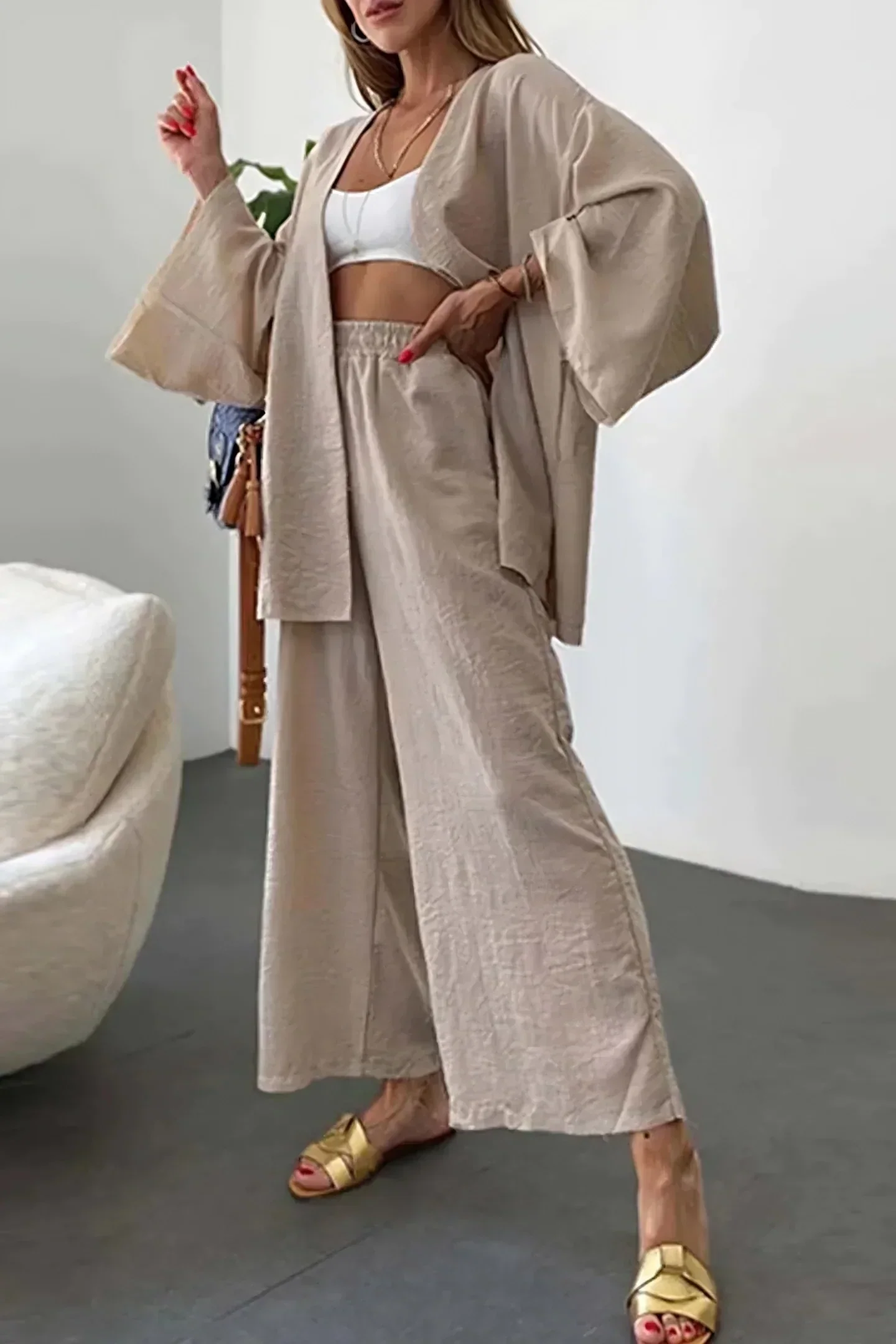 Modern breathable jacket and trouser ensemble - Image 4