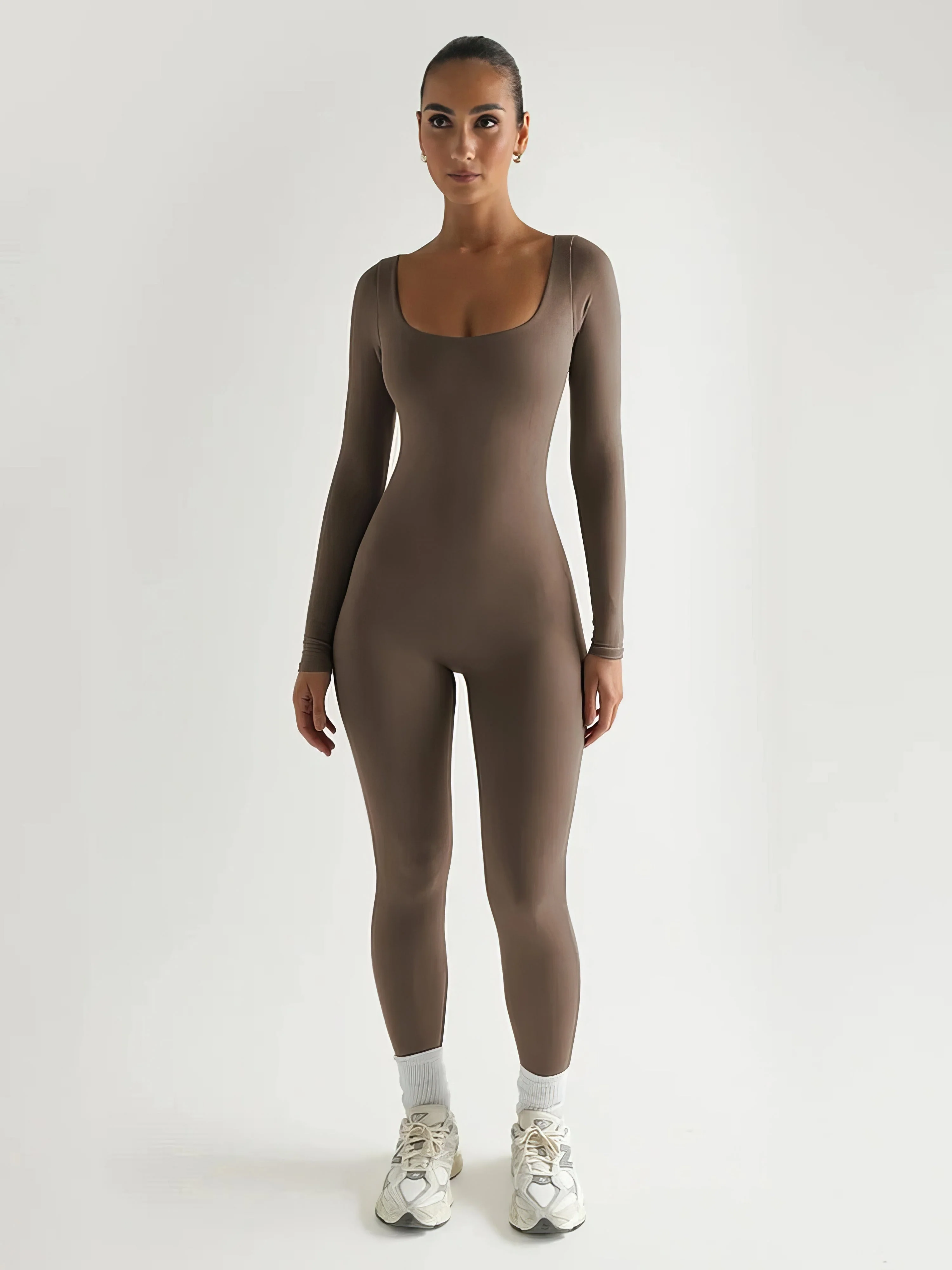 Monica | Jumpsuit Fitted with Long sleeves - Image 4