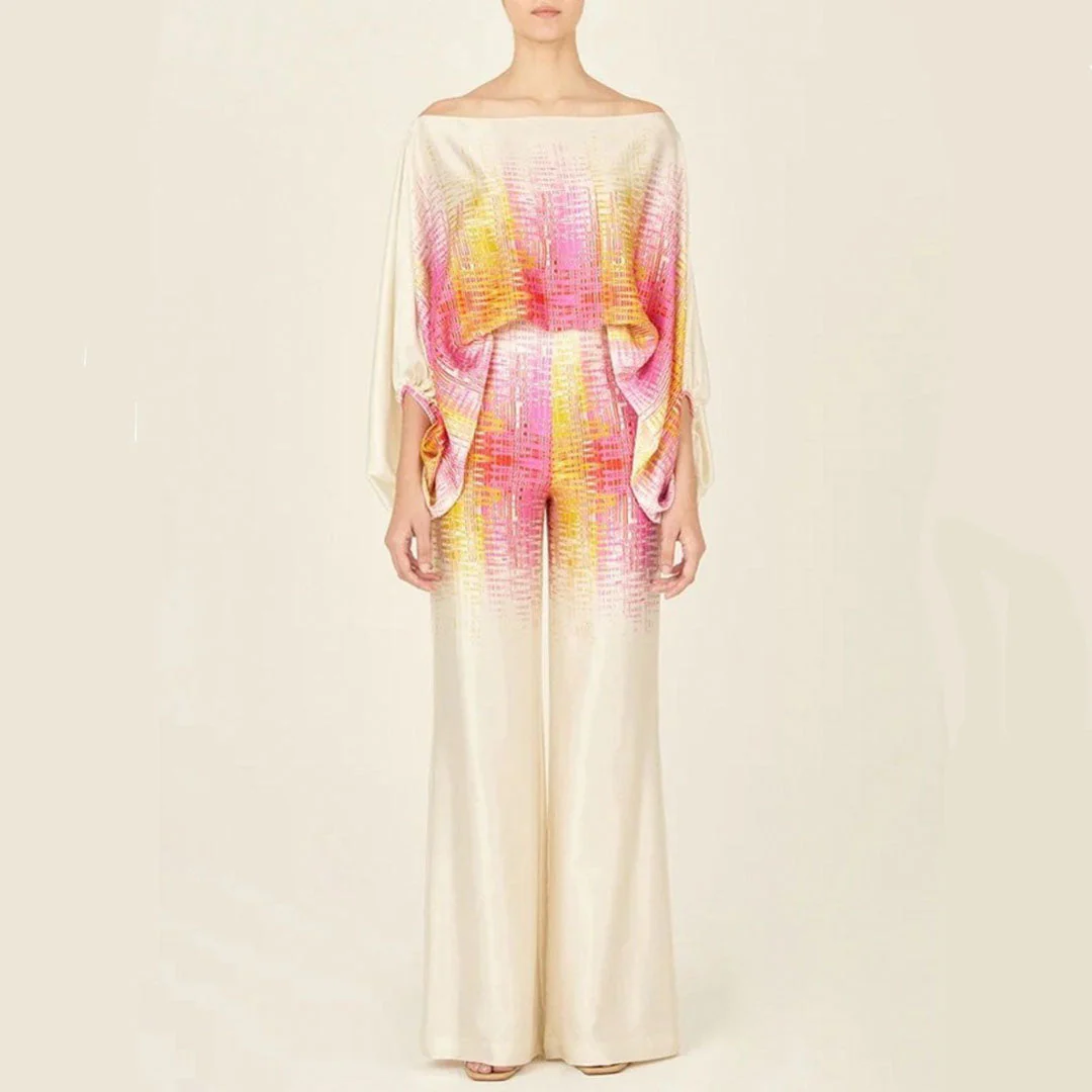 Mora - Elegant Two-Piece Satin Set Ladies - Image 5