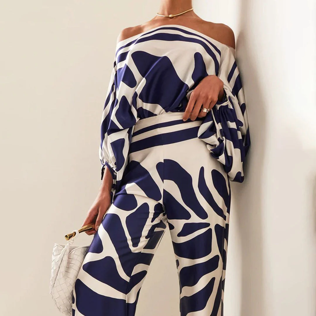 Mora - Elegant Two-Piece Satin Set Ladies - Image 9