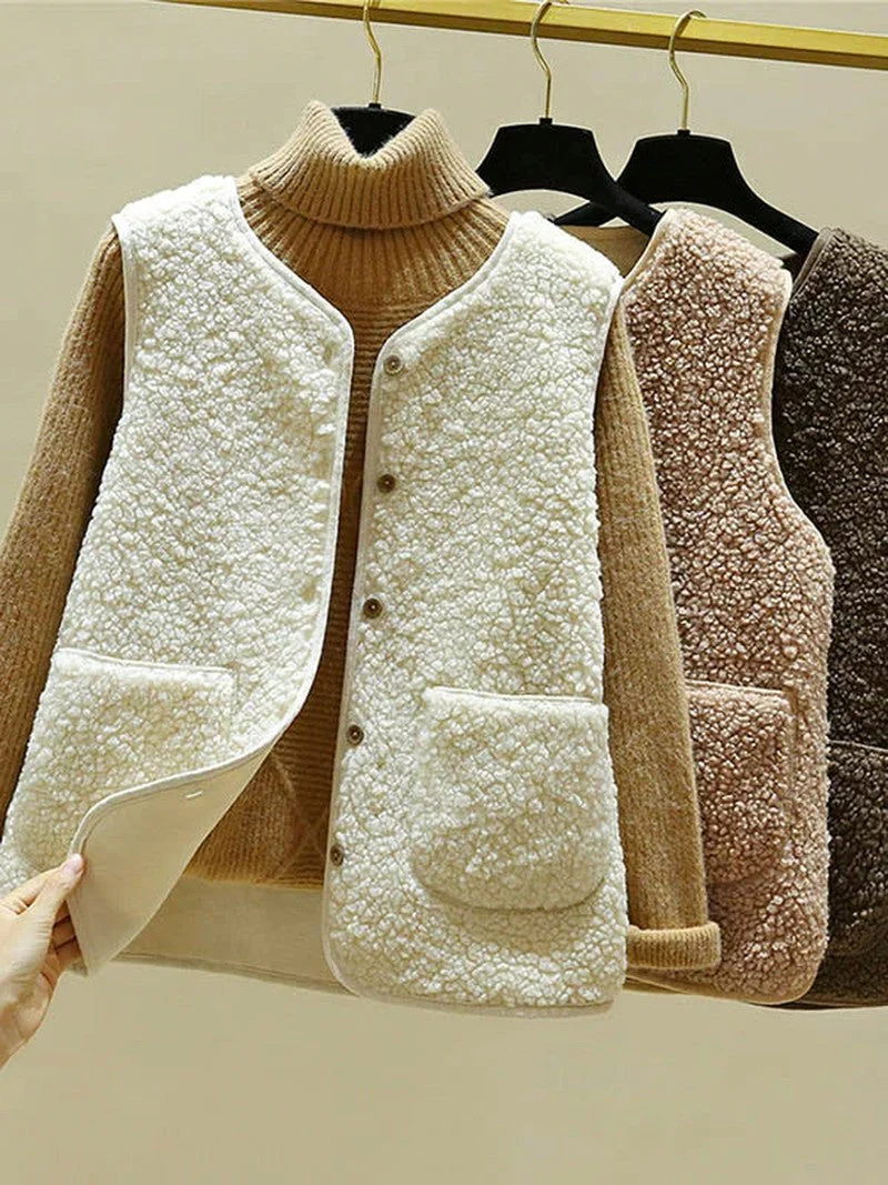 Nadine - luxurious sleeveless wool vest - Image 4