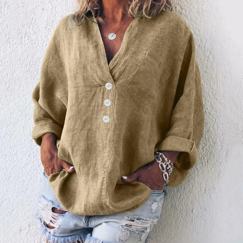 Natasja | Chic linen blouse - Image 3