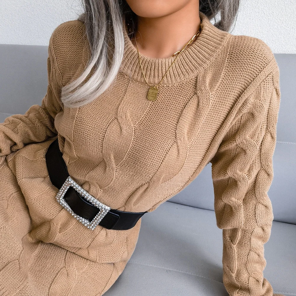 NATHALIE | Cozy Autumn Sweater Dress - Image 4