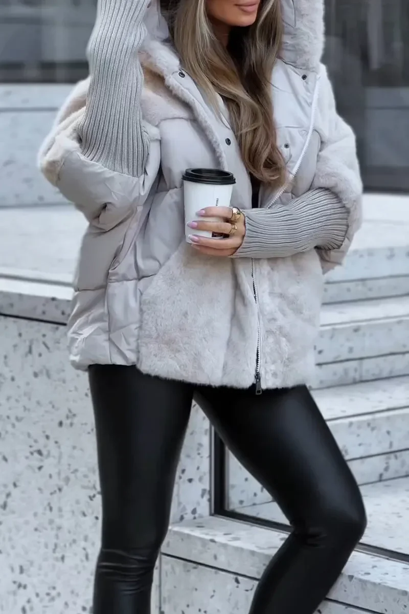 Nina | Women's Thermal Jacket with Hood - Image 6