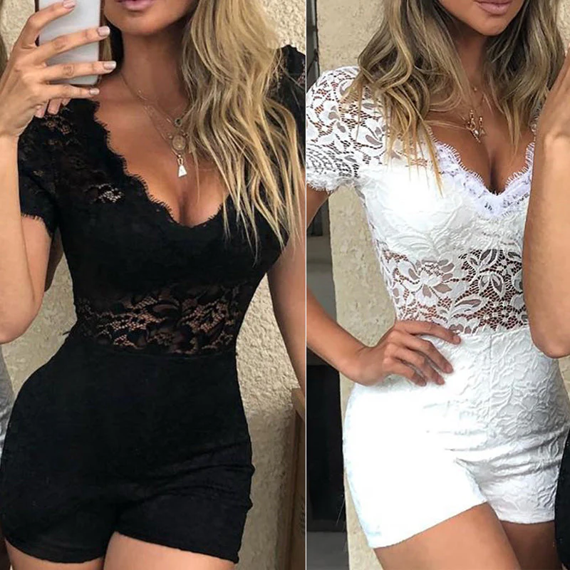 Nina | Lace Romper - Image 3