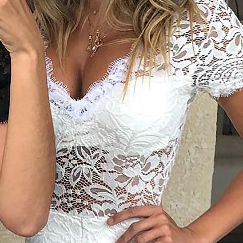 Nina | Lace Romper - Image 5