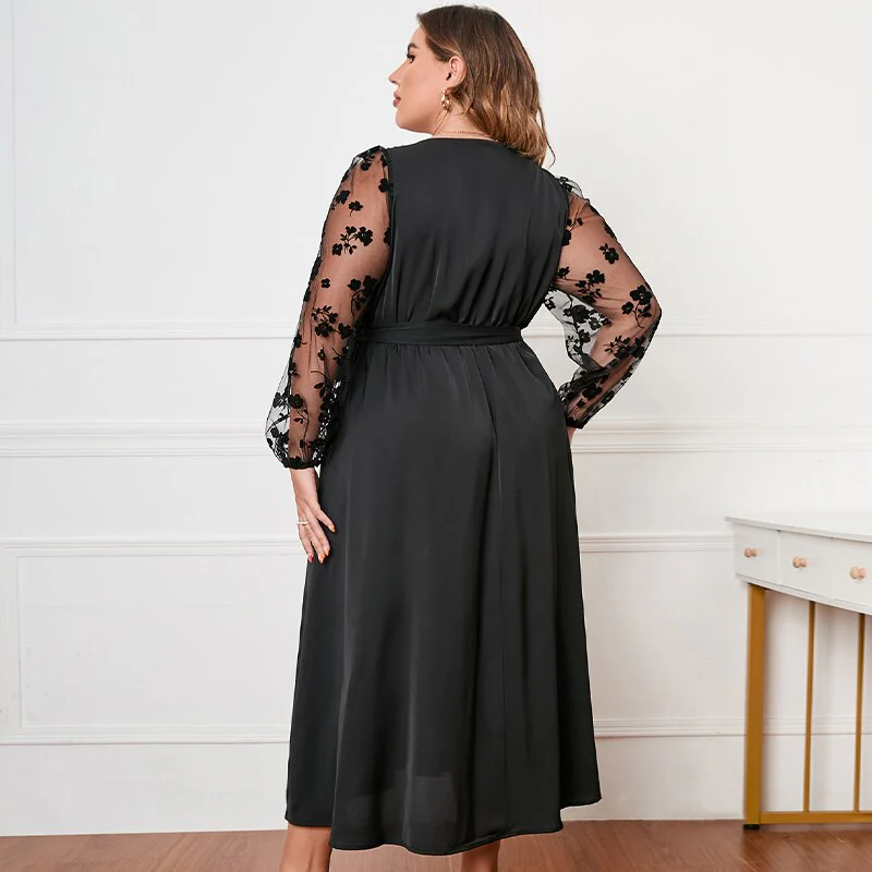 NITA | Black Dress Plus Sizes - Image 2