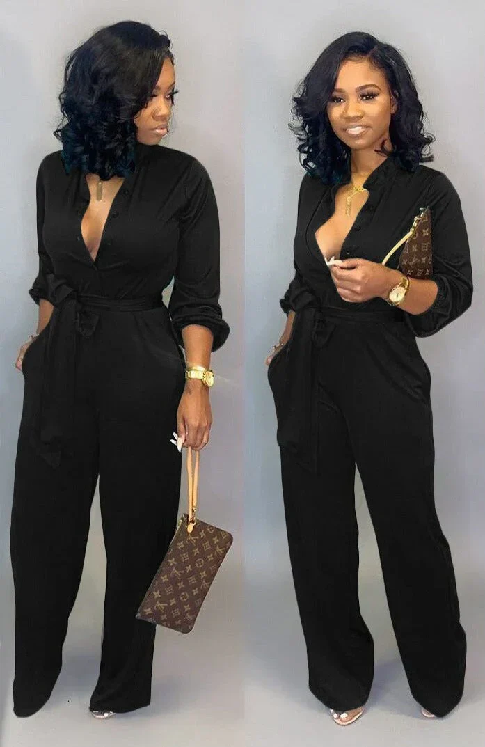 Niva – Stylish Jumpsuit With Long Sleeves For Women - Image 2