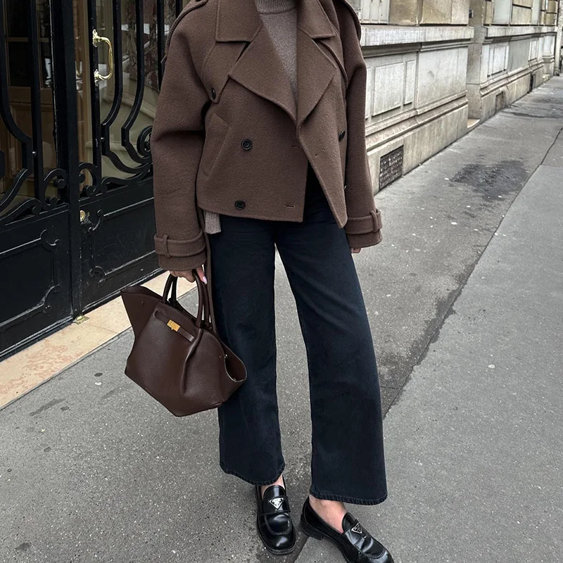 Noa - Stylish Woolen Trenchcoat - Image 4