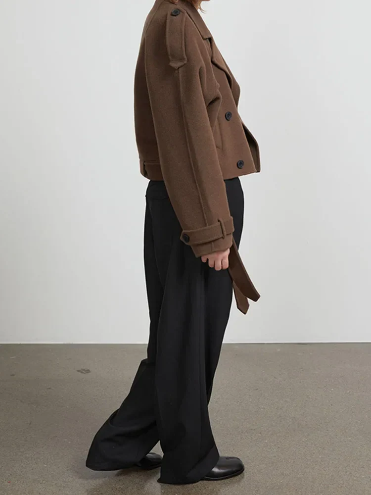 Noa - Stylish Woolen Trenchcoat - Image 6