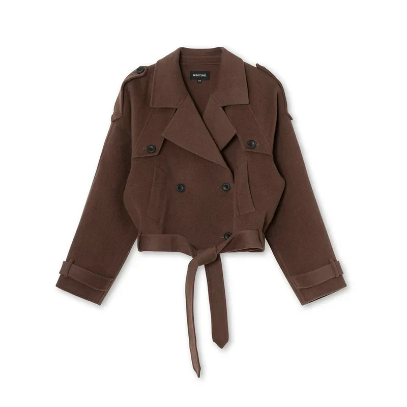 Noa - Stylish Woolen Trenchcoat - Image 7