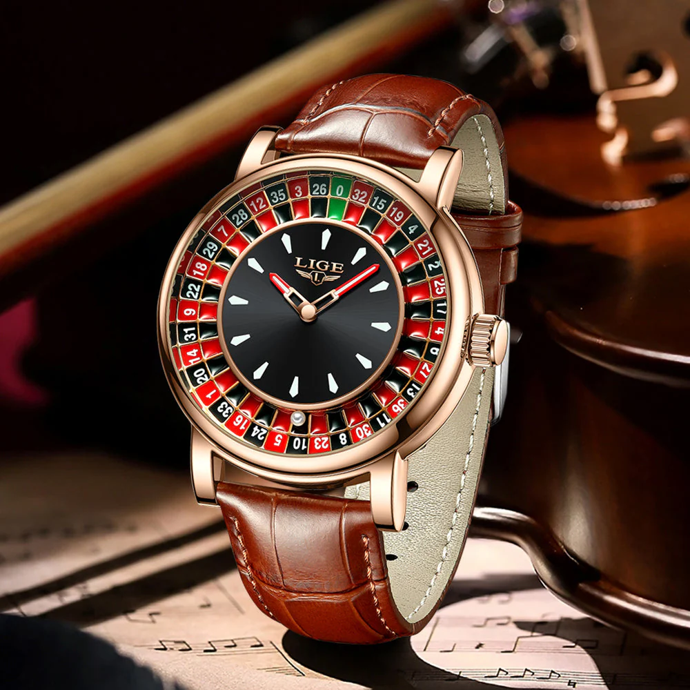 Noah Standard Fit Watch | Rose Gold Tone Dial Watch - Image 2