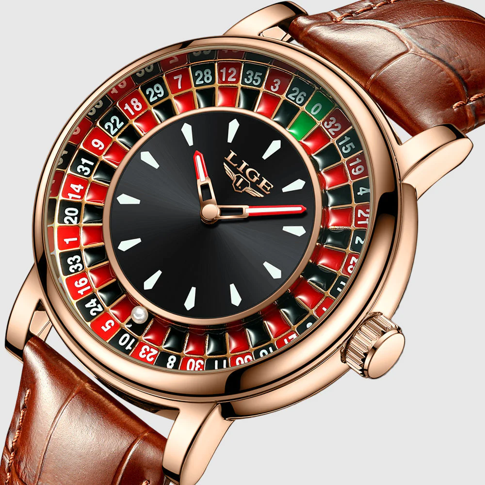 Noah Standard Fit Watch | Rose Gold Tone Dial Watch - Image 4