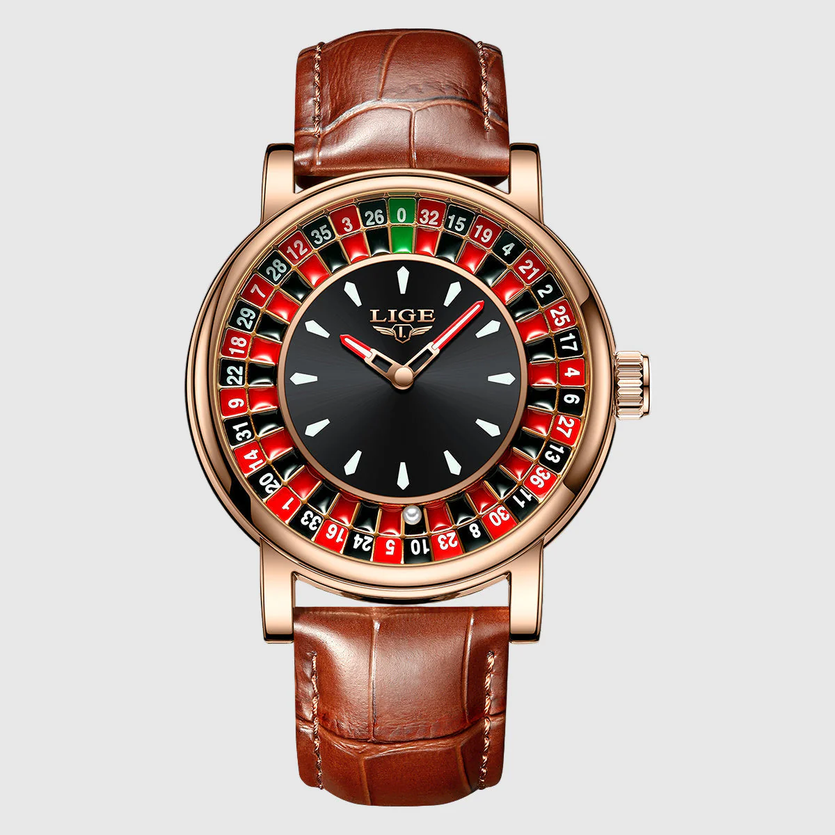 Noah Standard Fit Watch | Rose Gold Tone Dial Watch - Image 5