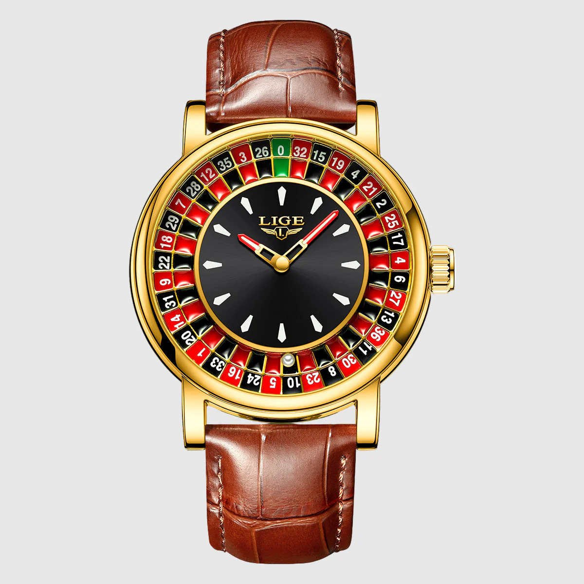 Noah Standard Fit Watch | Rose Gold Tone Dial Watch - Image 6
