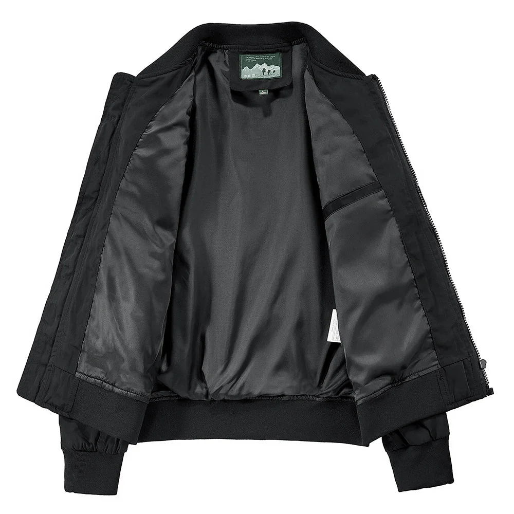 Noah Regular Fit Bomber Jacket | Multi-Pocket Velcro Jacket - Image 6