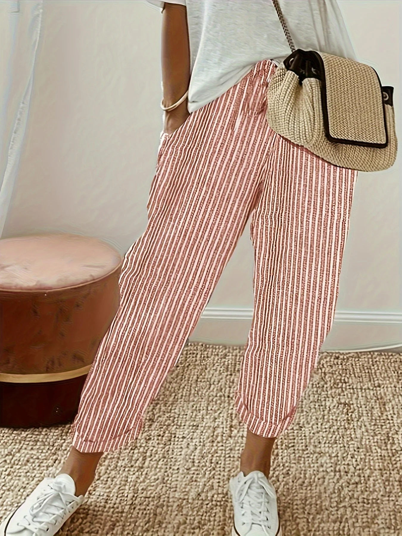 Norah - Striped summer trousers - Image 5