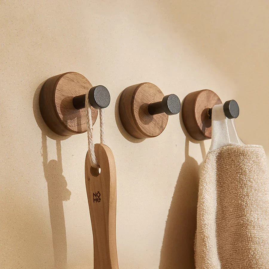 Wood and Metal Wall Hooks - Image 2