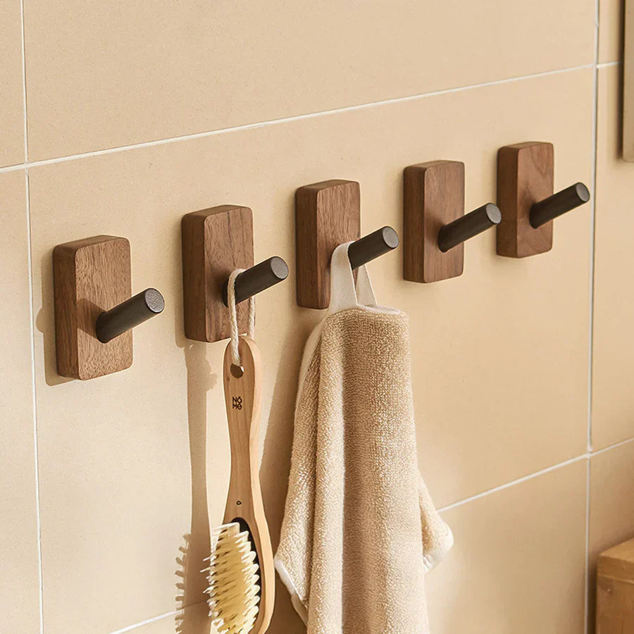 Wood and Metal Wall Hooks - Image 4