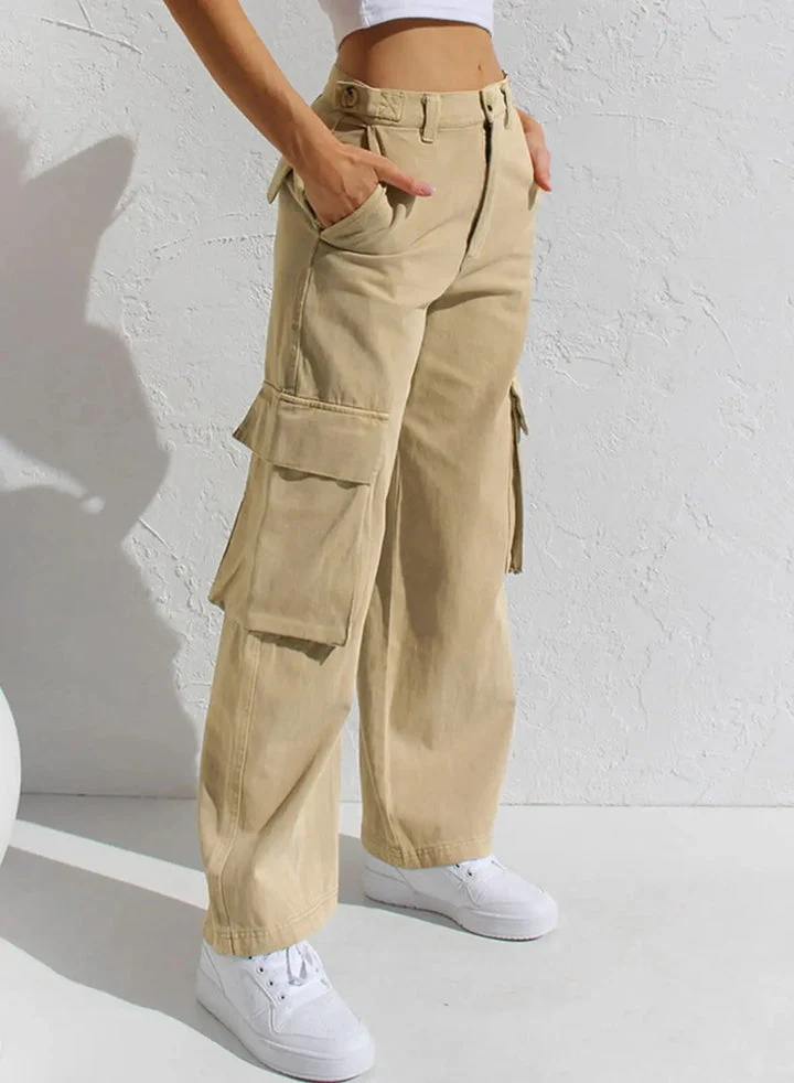Nova Cargo | Stylish Loose-Fitting Cargo Pants for Women - Image 3
