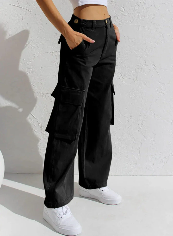 Nova Cargo | Stylish Loose-Fitting Cargo Pants for Women - Image 4