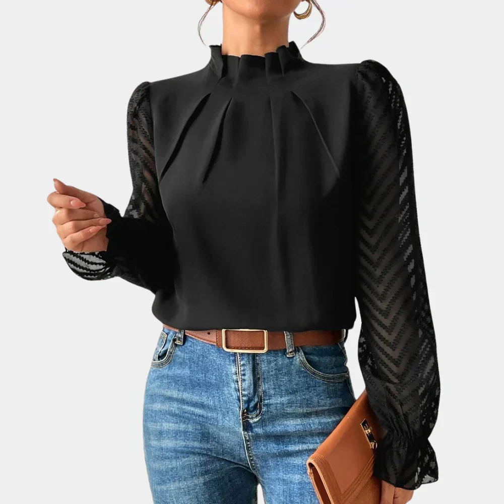 Noée – Elegant women's top with long sleeves | Timeless, stylish & versatile - Image 3