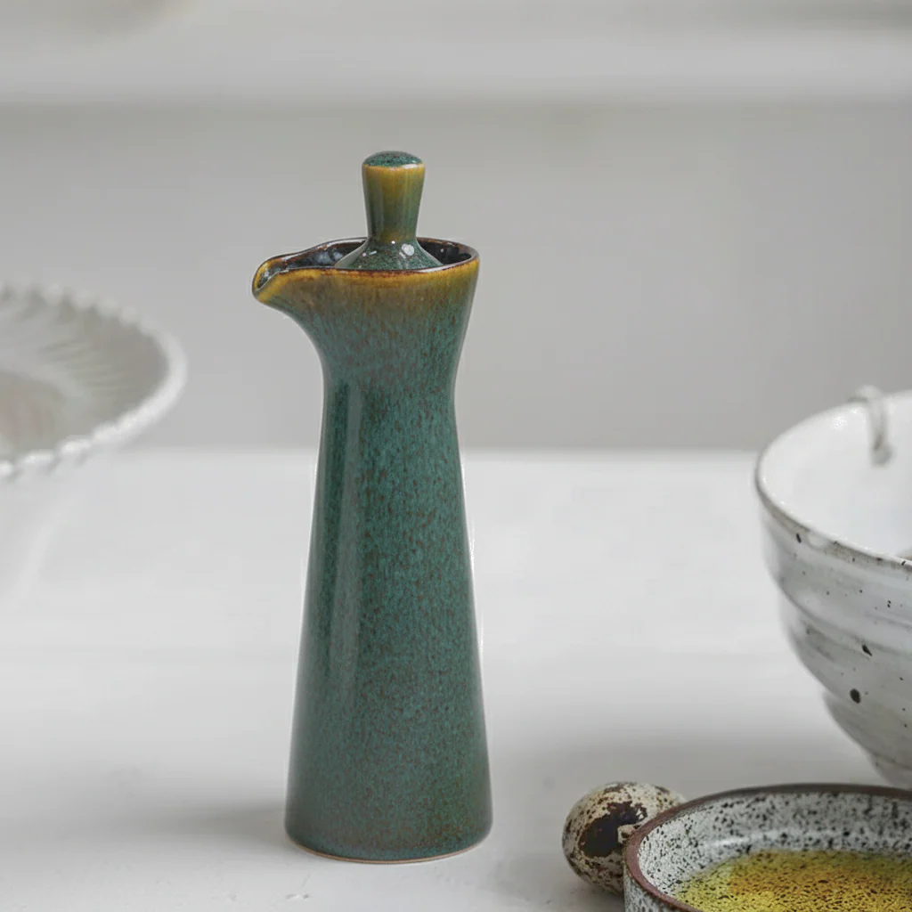Gloss-Finished Ceramic Oil Dispenser - Image 4