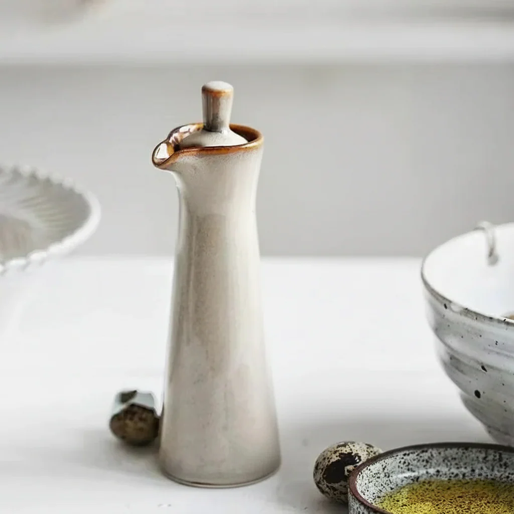 Gloss-Finished Ceramic Oil Dispenser - Image 6
