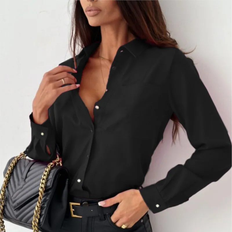 Lunéa – Elegant chiffon blouse with long sleeves | Light, refined & versatile - Image 3