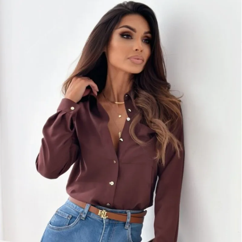 Lunéa – Elegant chiffon blouse with long sleeves | Light, refined & versatile - Image 5