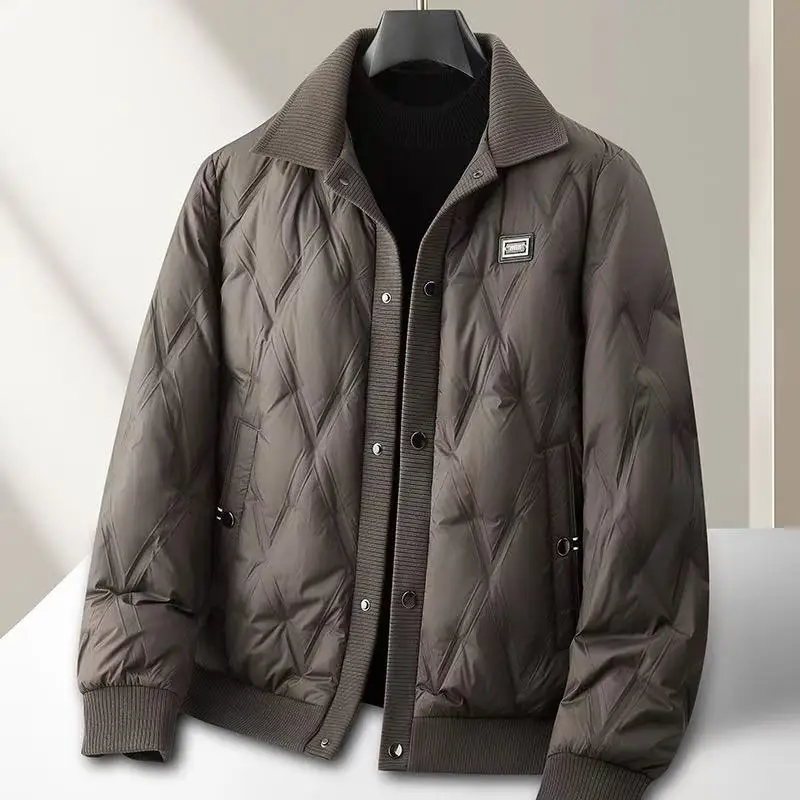 Oliver Relaxed Fit Puffer Jacket | Quilted Button Front Jacket - Image 2