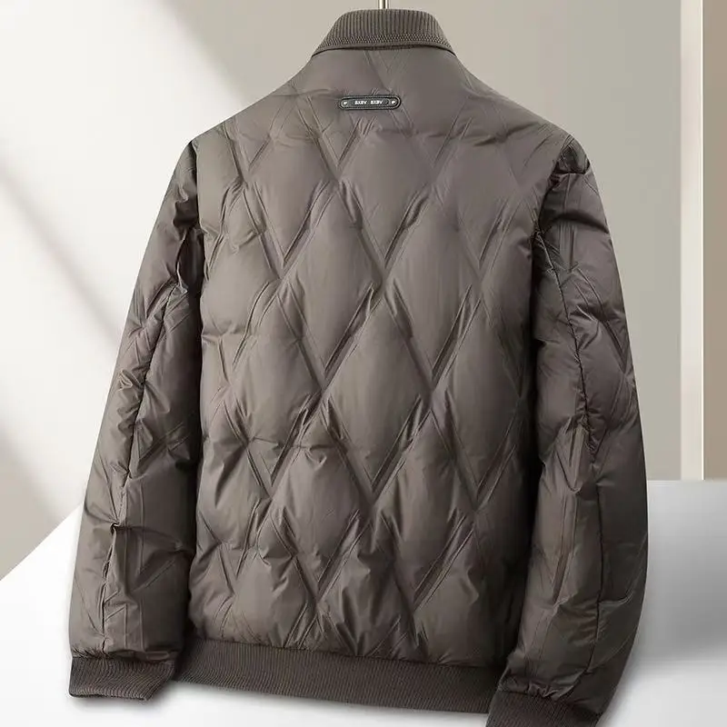 Oliver Relaxed Fit Puffer Jacket | Quilted Button Front Jacket - Image 3