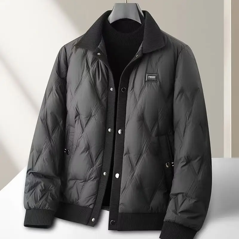 Oliver Relaxed Fit Puffer Jacket | Quilted Button Front Jacket - Image 4