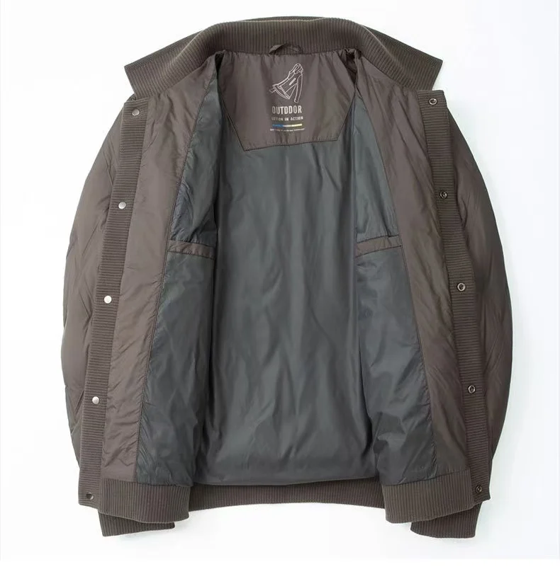 Oliver Relaxed Fit Puffer Jacket | Quilted Button Front Jacket - Image 5