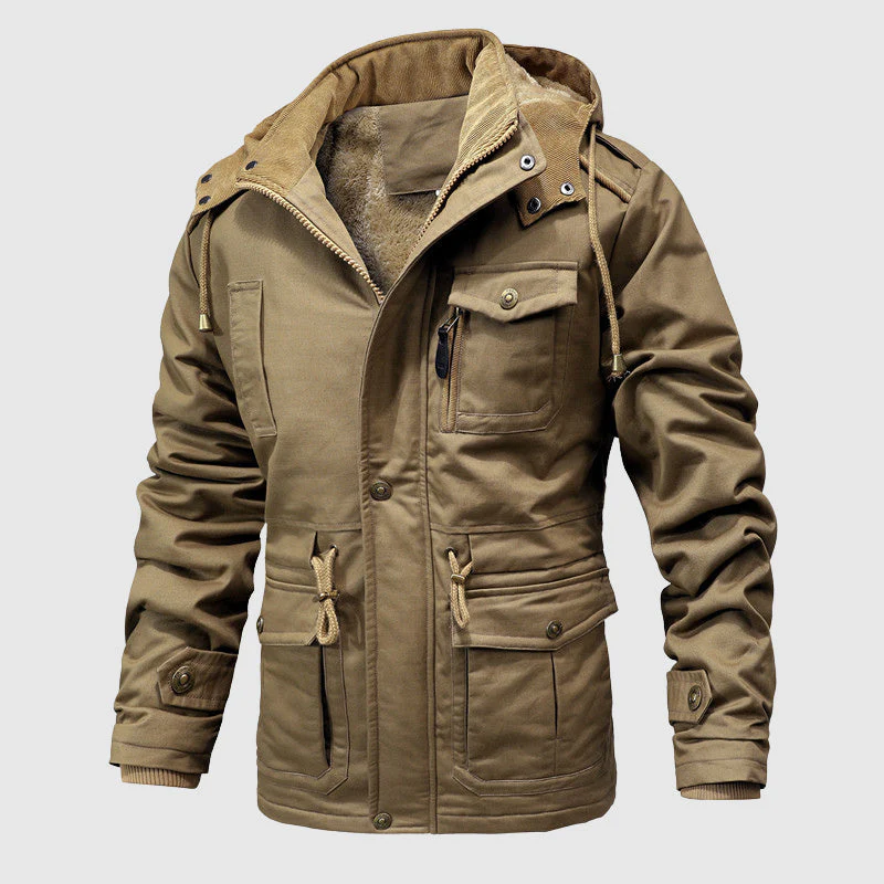Oliver Relaxed Fit Tactical Outdoor Jacket | Multi-Pocket Drawstring Jacket - Image 4
