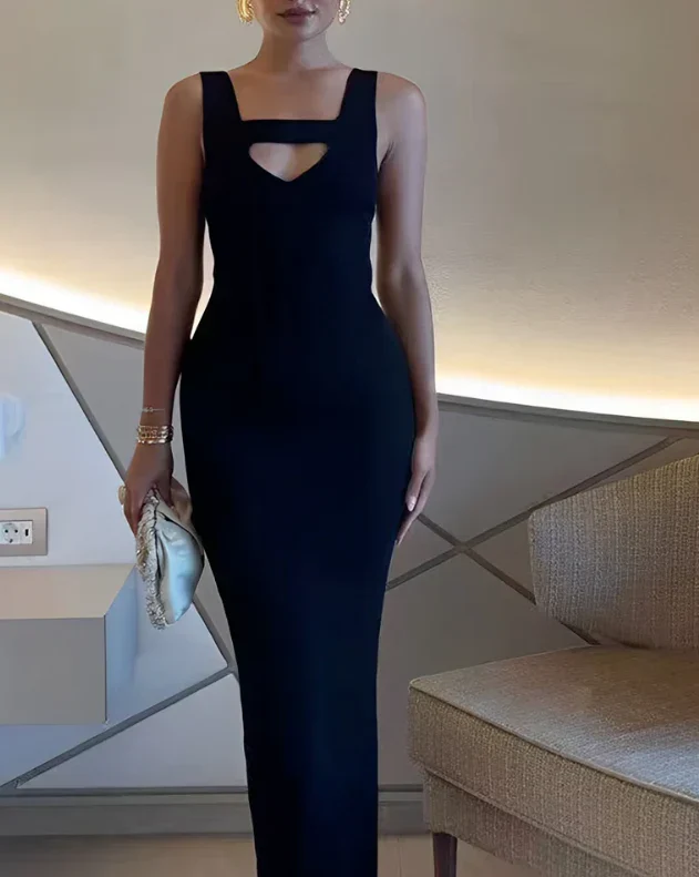 Olivia - Classic Sleeveless Dress for Women - Image 3
