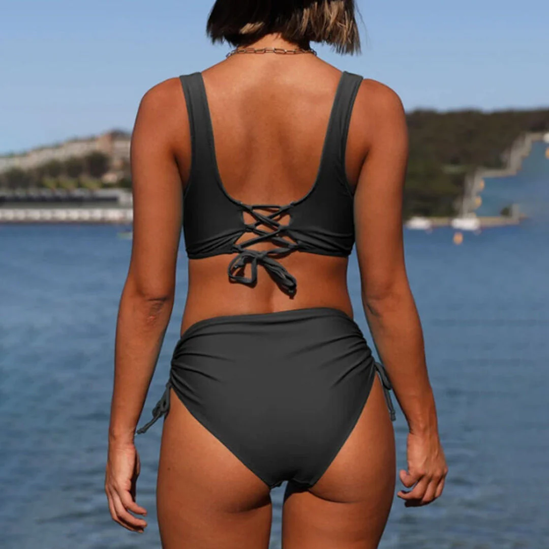 Olivia - Stylish Bikini with High Waist for Women - Image 4