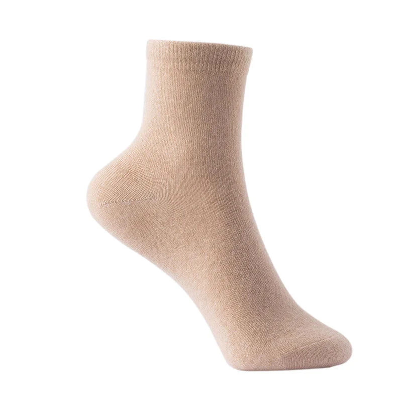 Olivia Form-Fitting Ankle Socks | Solid Ribbed Cuff Ankle Socks - Image 3