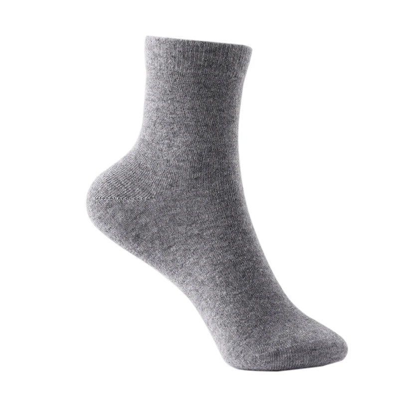 Olivia Form-Fitting Ankle Socks | Solid Ribbed Cuff Ankle Socks - Image 5