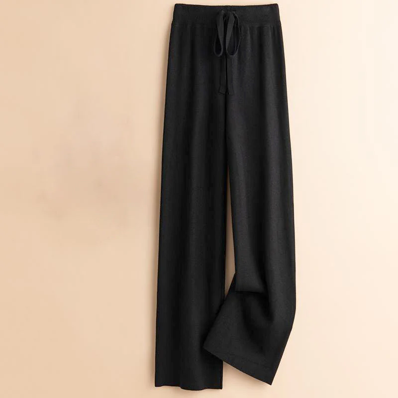Olivia Relaxed Fit Wide-Leg Pants | Drawstring Waist Pants - Image 2