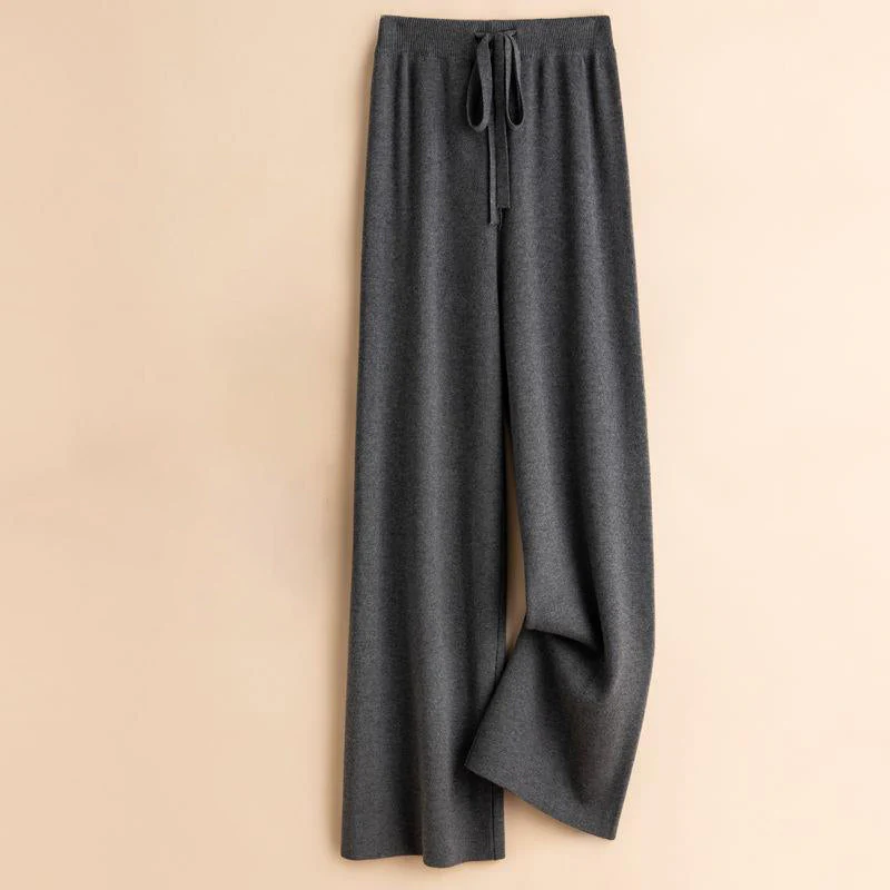 Olivia Relaxed Fit Wide-Leg Pants | Drawstring Waist Pants - Image 3