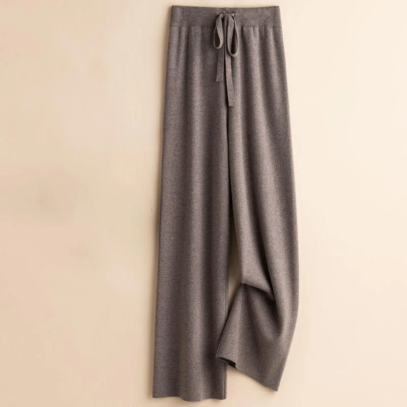 Olivia Relaxed Fit Wide-Leg Pants | Drawstring Waist Pants - Image 4