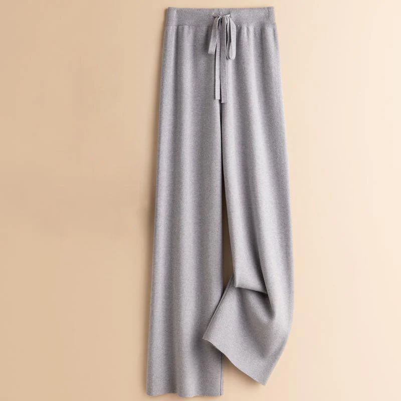 Olivia Relaxed Fit Wide-Leg Pants | Drawstring Waist Pants - Image 5