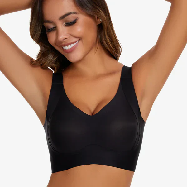 Supportive women's wireless bra with adjustable straps - Image 4