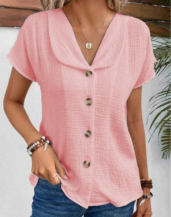 Onni | Women's Blouse With V-Neck - Image 5