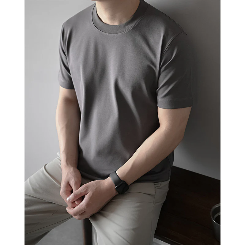 Men's T-shirt with short sleeves and round neck - Everyday comfort - Image 3