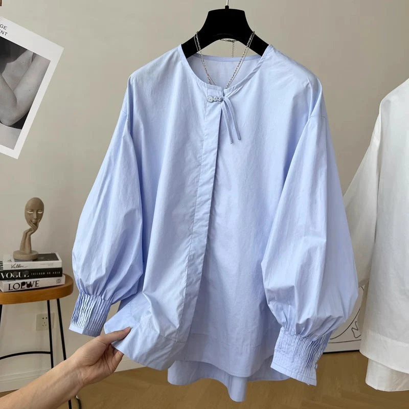 Onni | Trendy blouse in retro-look for women - Image 2