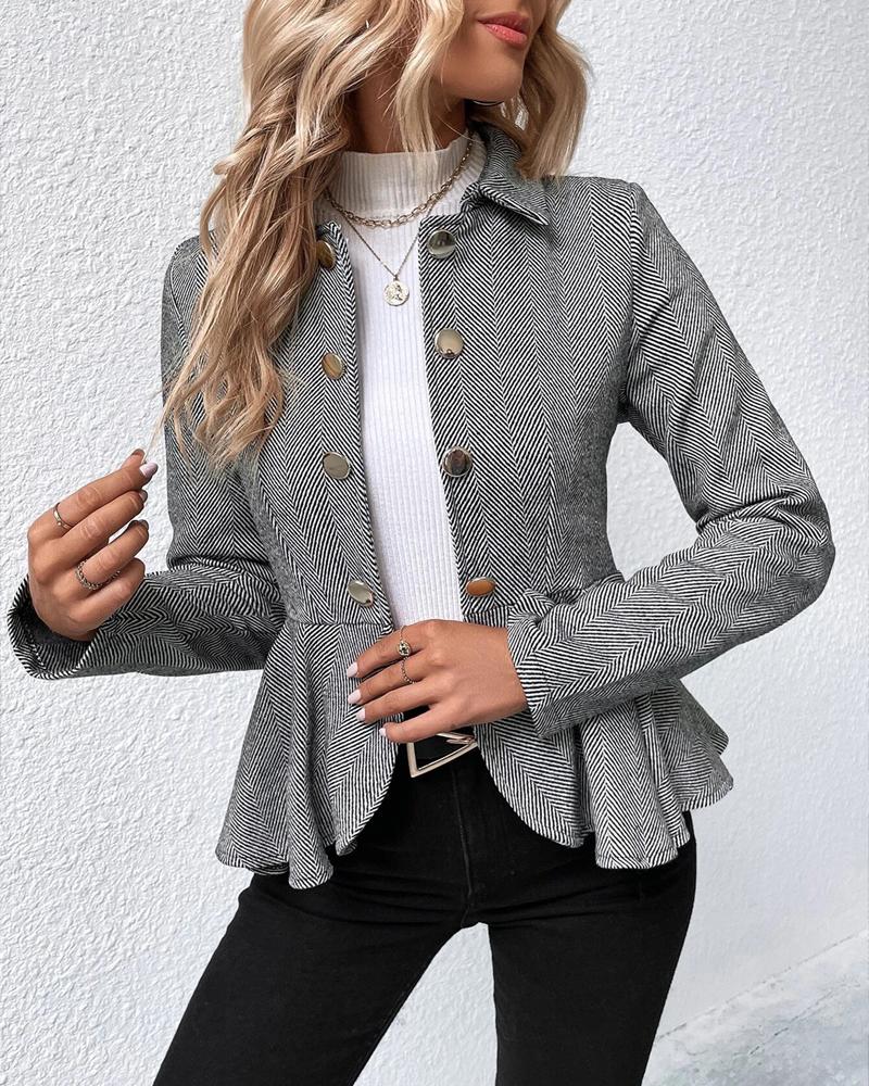 Made to measure peplum blazer - elegant women's jacket for work - Image 2