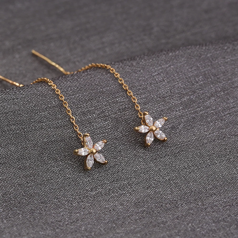 Opal | Graceful Pull-Trough Earrings - Image 3